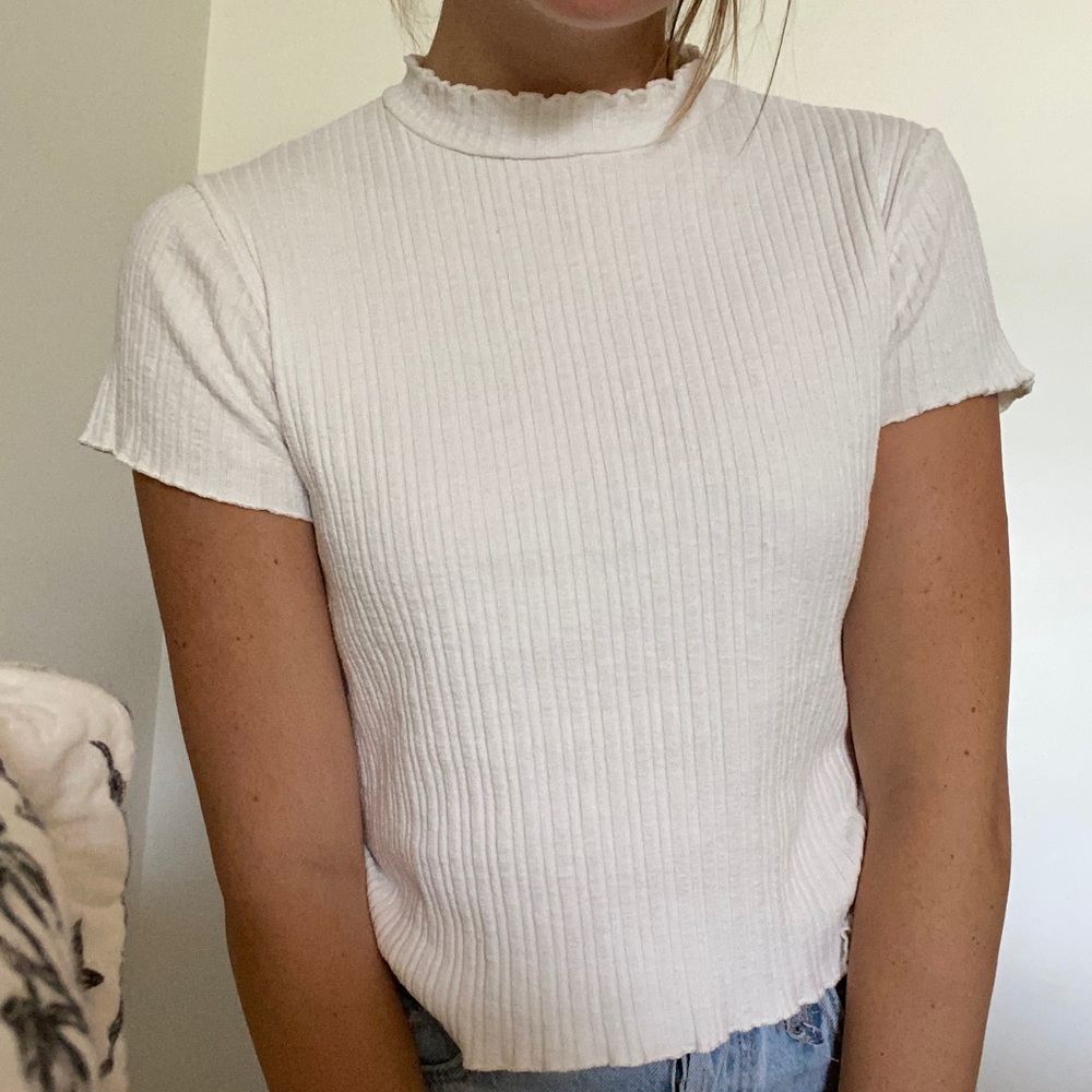 zara white t shirt